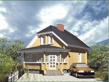 Загальна площа будинку 91,3м2