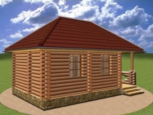 Загальна площа бані 26,0м2