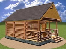 Загальна площа бані 29,3м2