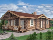 Загальна площа будинку 69,4м2