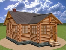 Загальна площа бані 39,5м2