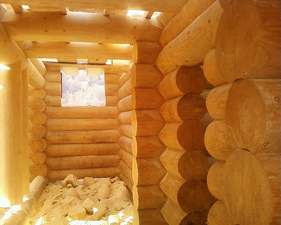 сруб из карпат